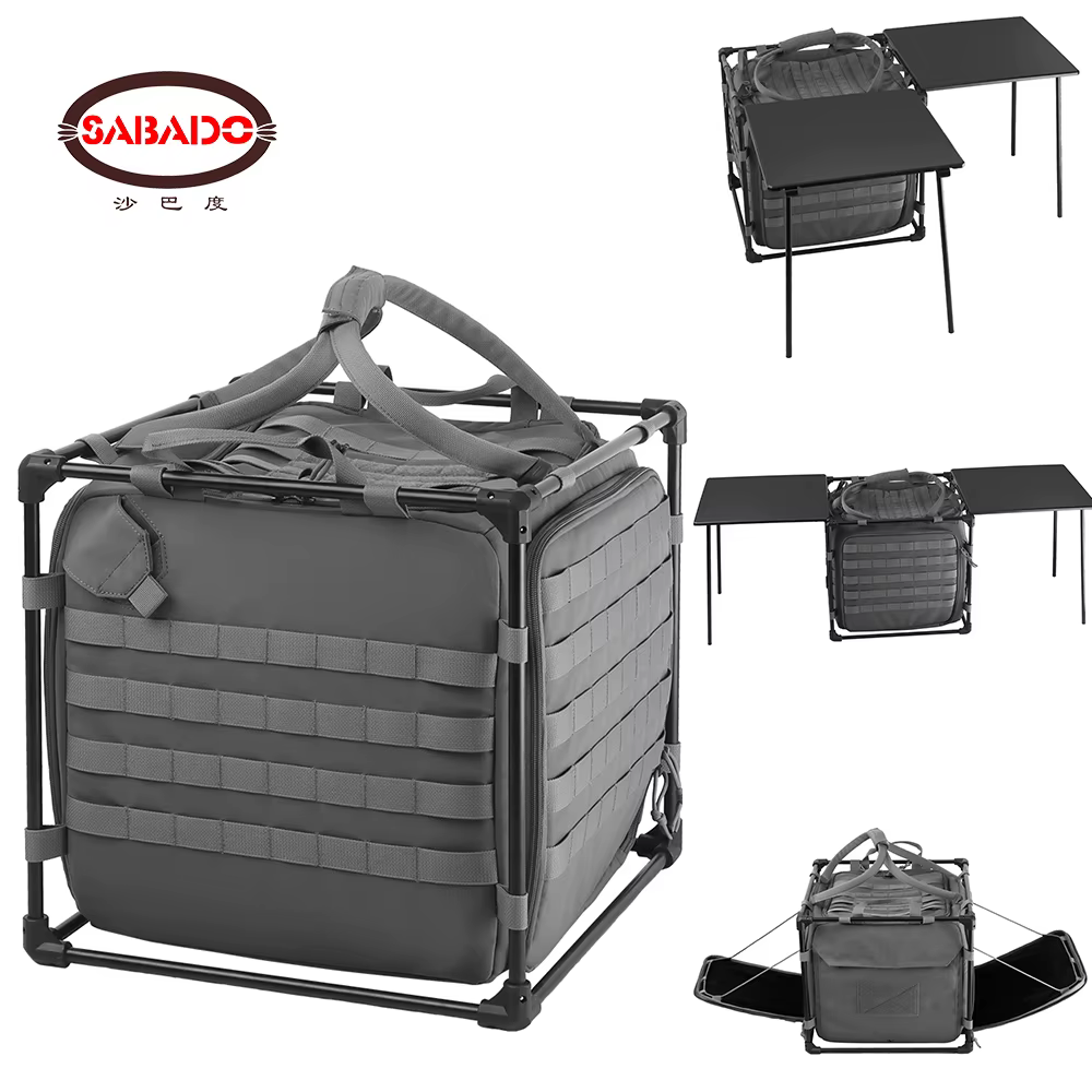 Mesa campaña táctica aluminio 7075 – Plegable para camping outdoor