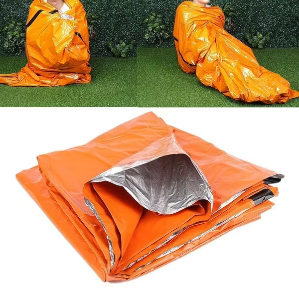 Saco de dormir en uso outdoor