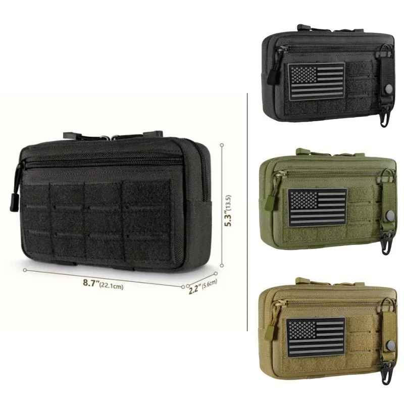 Bolsa MOLLE de administración táctica horizontal cortada con láser - imagen 2