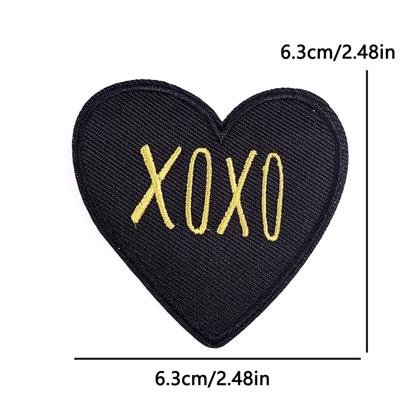 Parche bordado corazón eslogan divertido, para planchar y coser - imagen 5