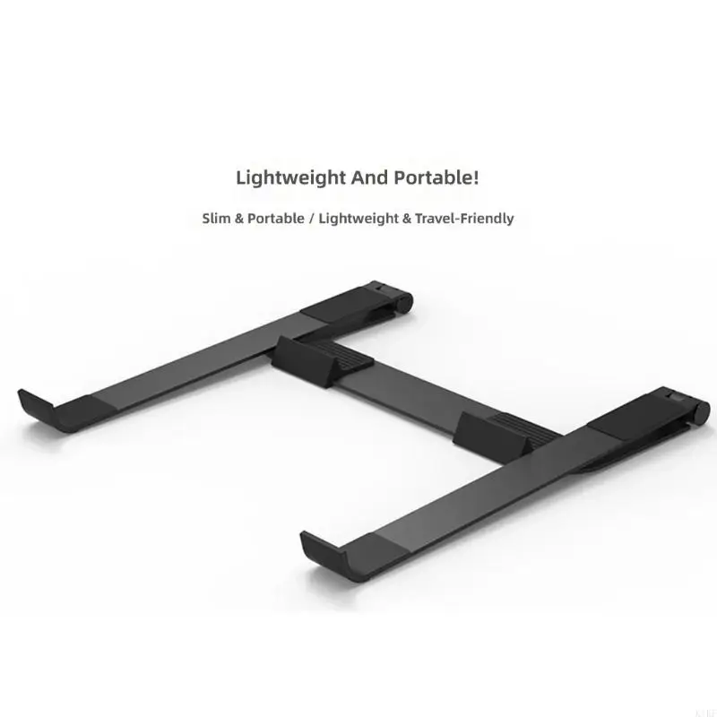 Soporte plegable para portátil de acero al carbono con bisagras - imagen 5