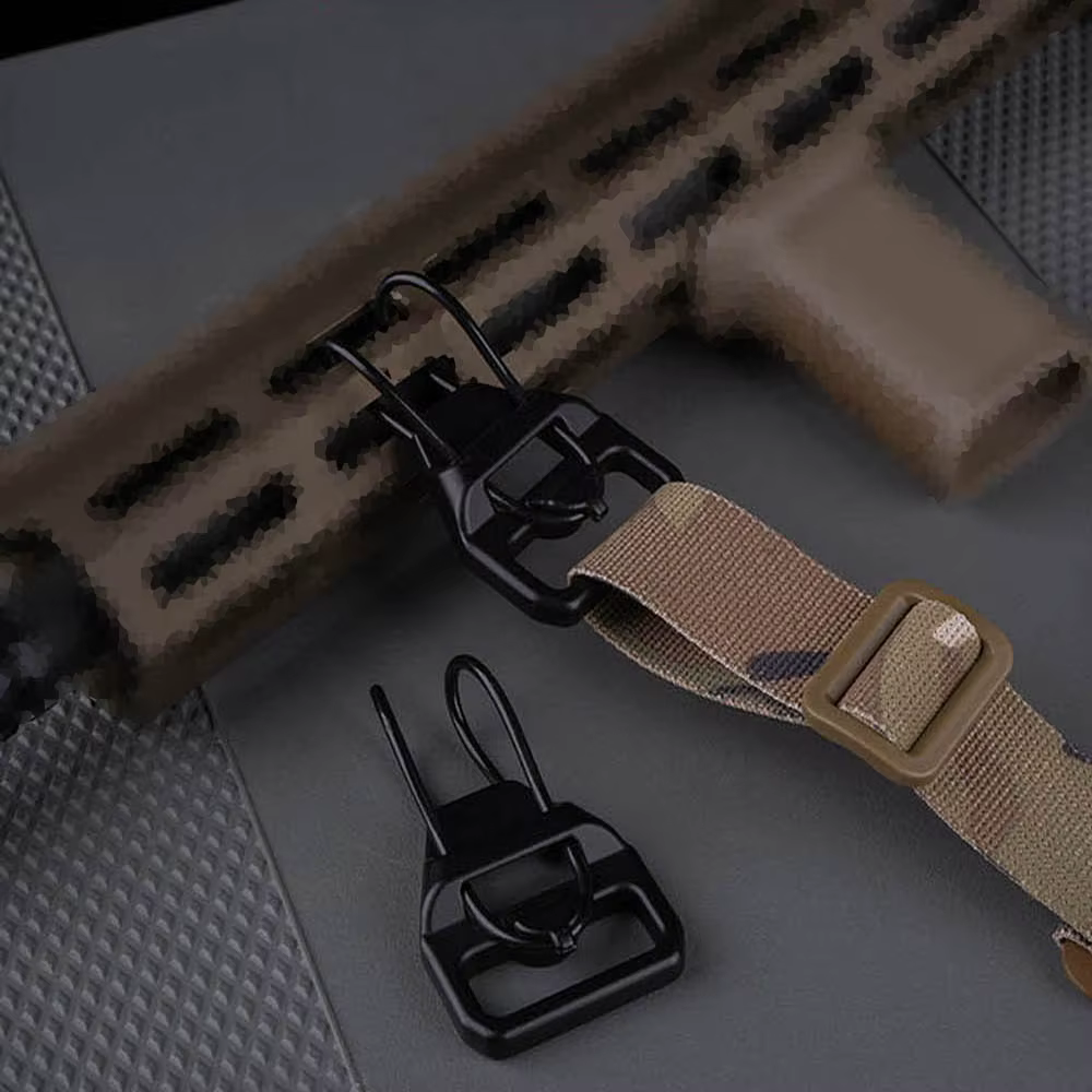 V2 hebilla eslinga táctica bucle U para rifle caza AK airsoft rápida - imagen 5
