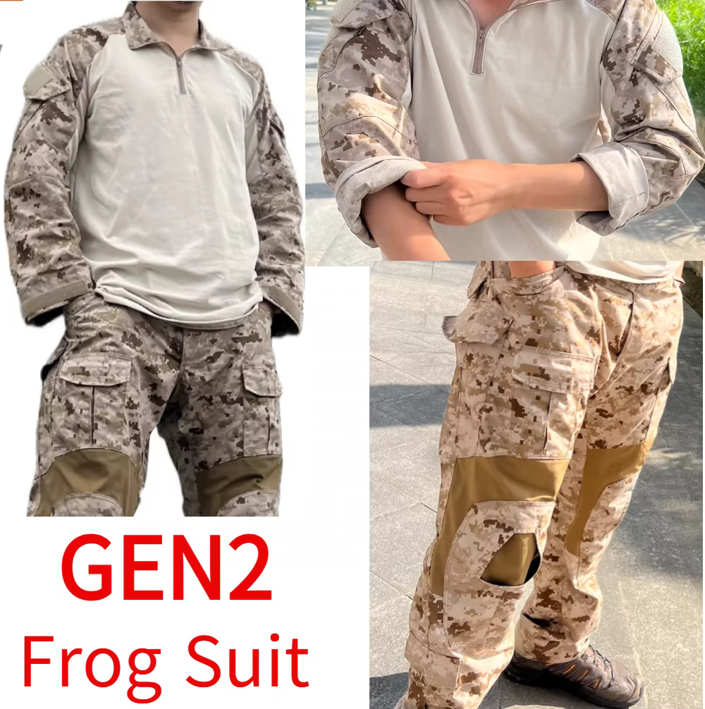 SEAL AOR1 camuflaje digital bata de rana táctica de manga larga - imagen 5