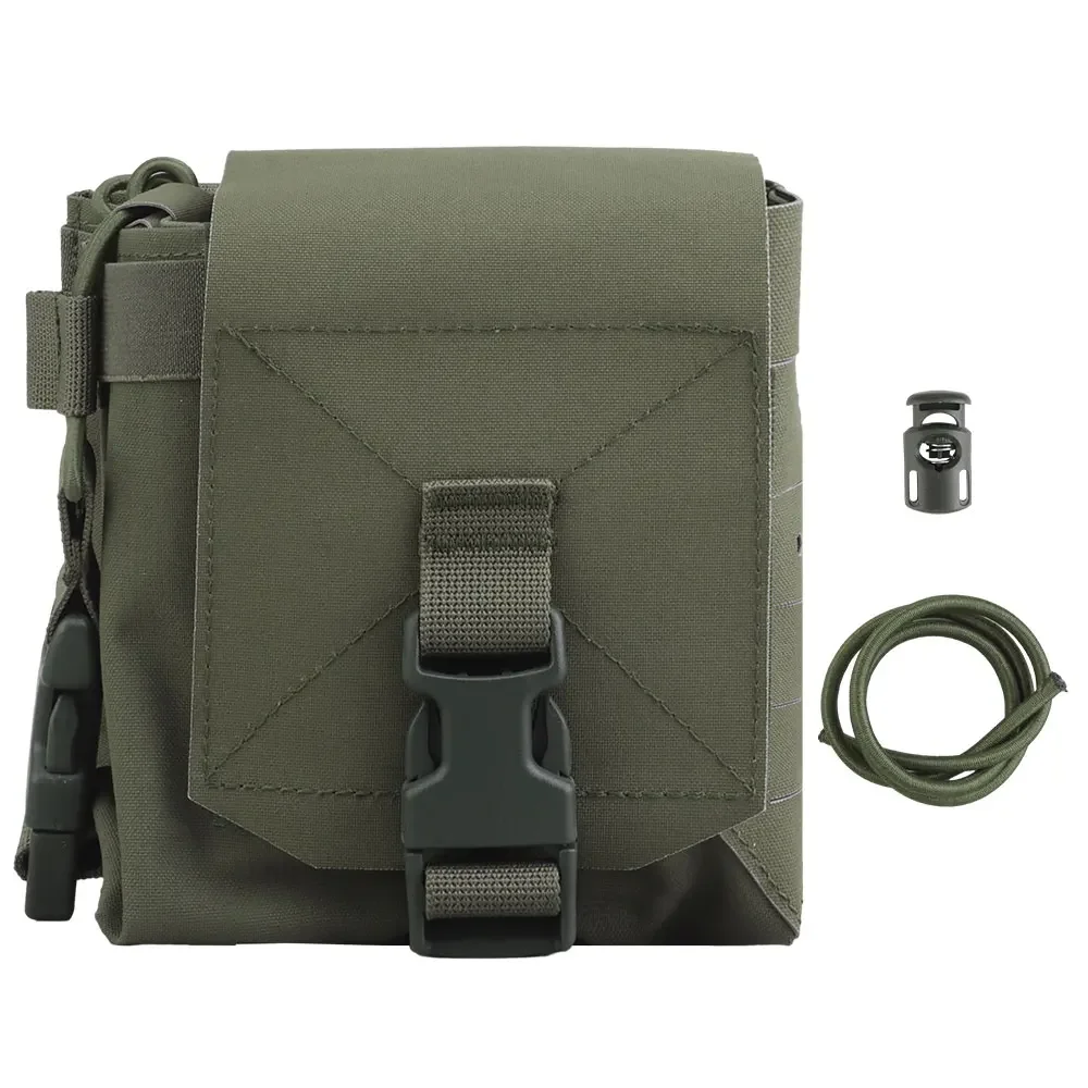 Bolsa MOLLE táctica porta walkie y cargadores chaleco ajustable - imagen 3