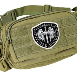 Parche táctico bordado alas y espadas militar con gancho-bucle