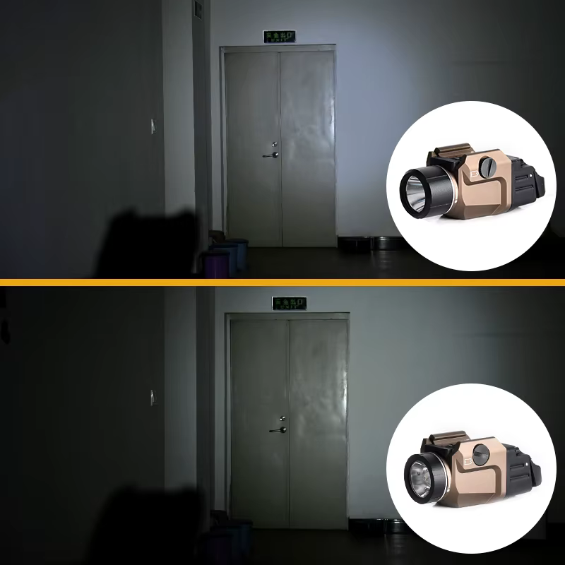 Linterna táctica LED Picatinny con mando ambidiestro y bloqueo - imagen 4