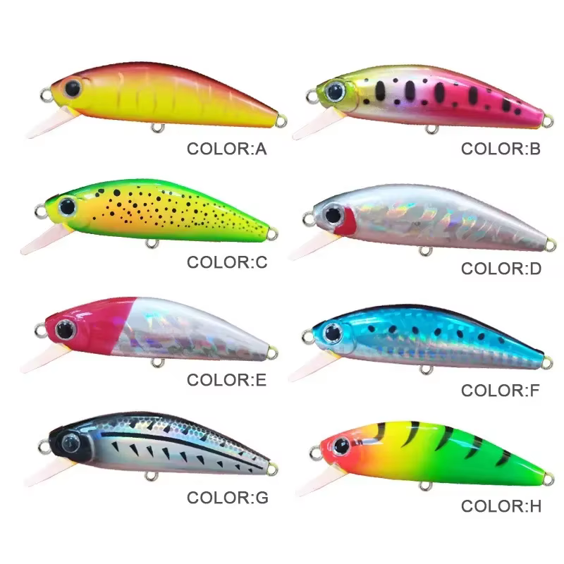 Señuelo de pesca minnow hundimiento invierno para lucio trucha y carpa - imagen 4