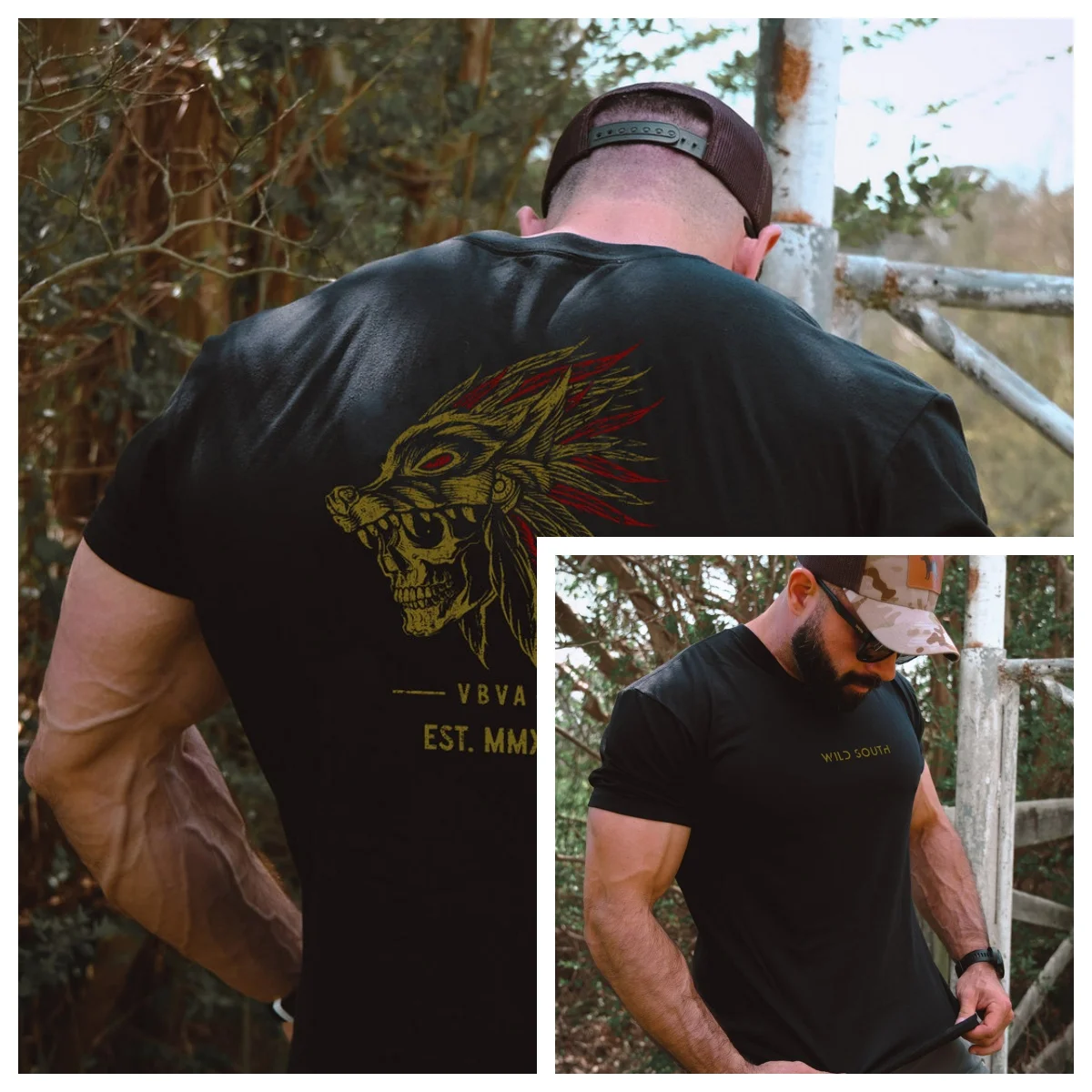 Camiseta táctica tribal unisex premium alta gama para outdoor