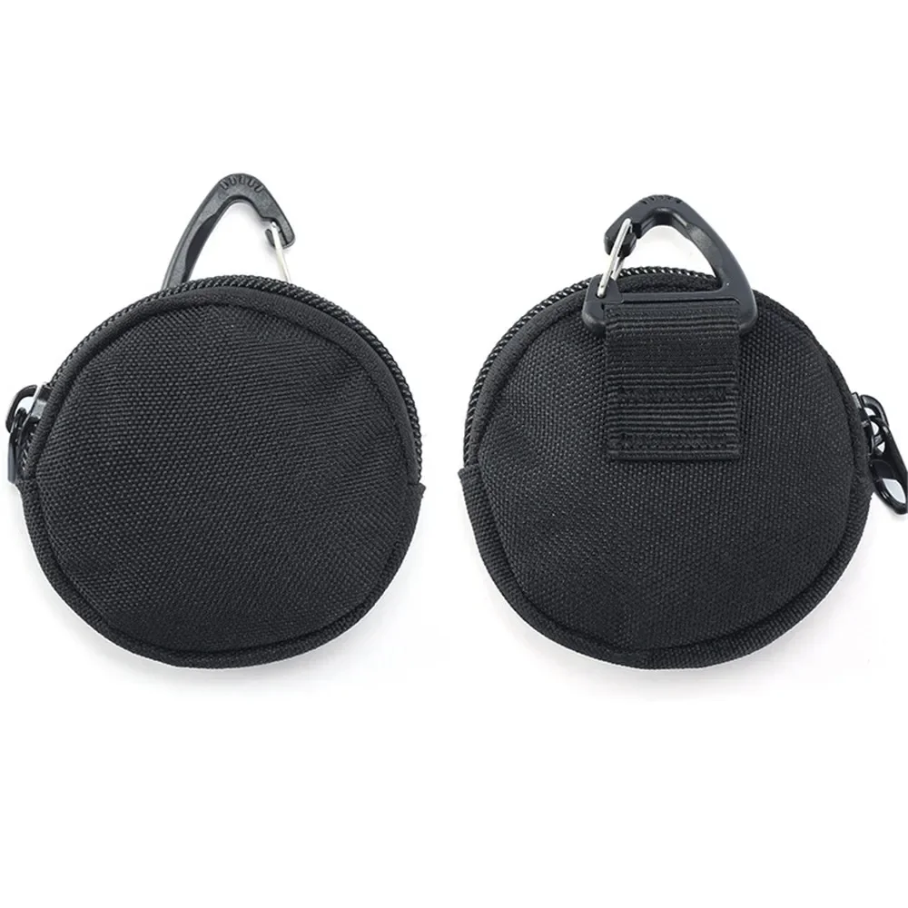Bolsa táctica EDC ripstop ovalada para llaves y monedero cinturón
