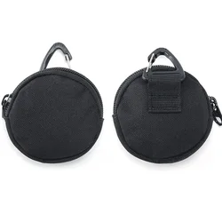 Bolsa táctica EDC ripstop ovalada para llaves y monedero cinturón