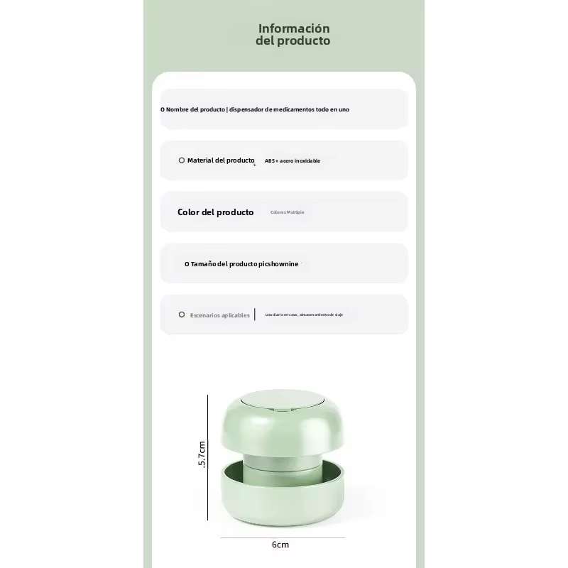 Molinillo de pastillas multifuncional para triturar y dosificar - imagen 3