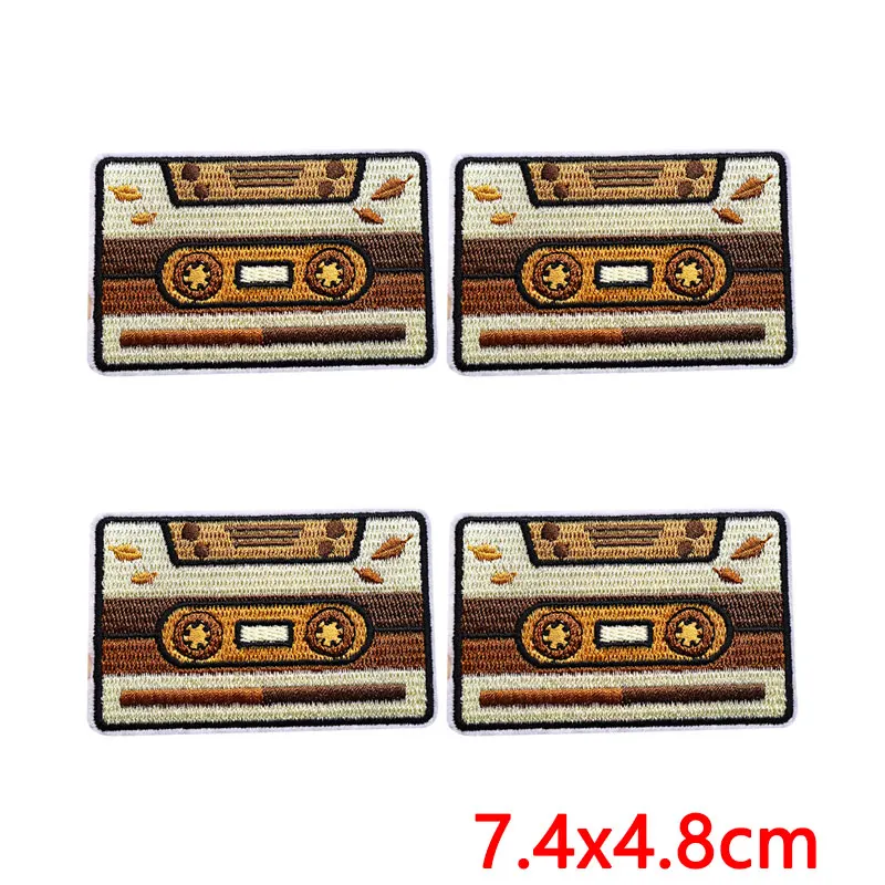 Parche bordado cámara estilo vintage – Termoadhesivo para ropa