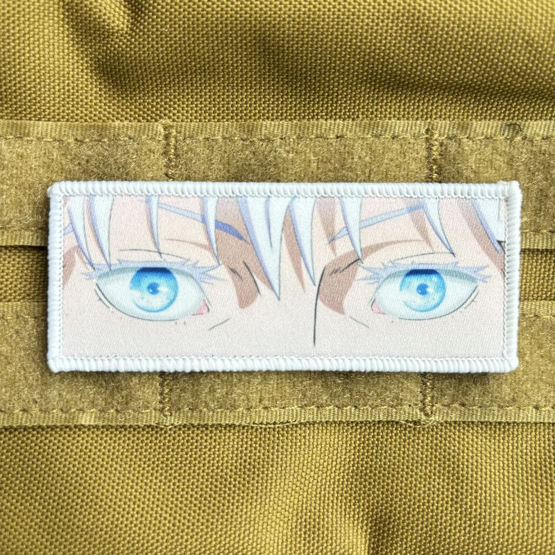 Parche Jujutsu Kaisen Gojo Satoru para mochila militar con gancho - imagen 4