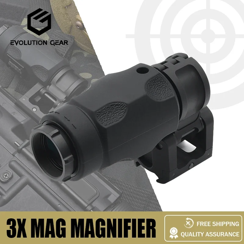Evolution Gear 3XMag-1 Visor 3x Caza Airsoft Montaje Lateral - imagen 3