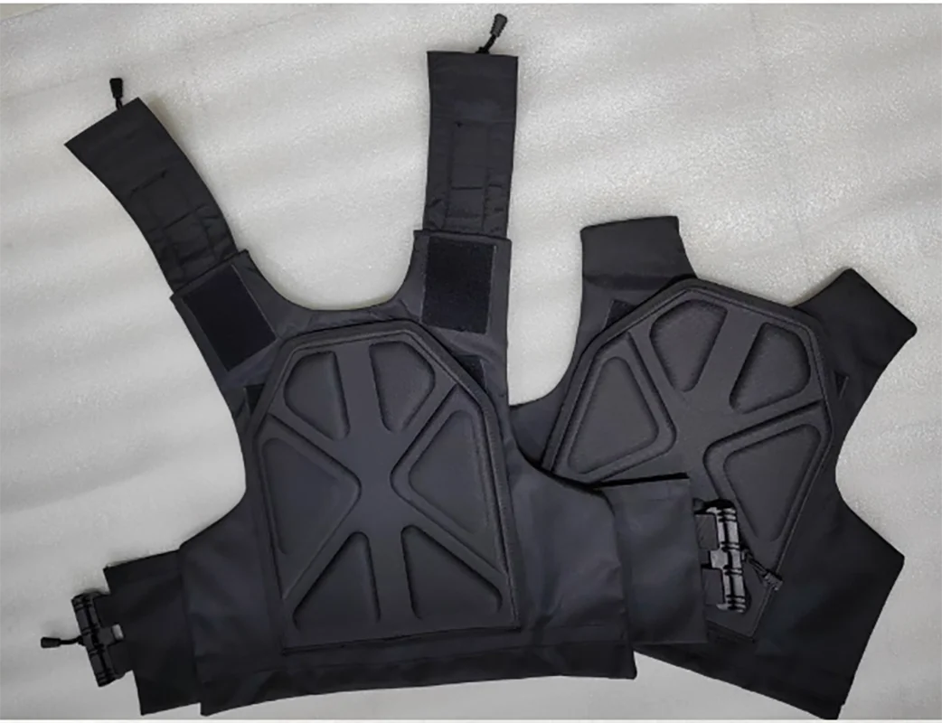 Chaleco táctico resistente ajustable para LARP y cosplay