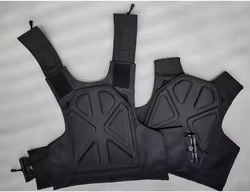 Chaleco táctico resistente ajustable para LARP y cosplay