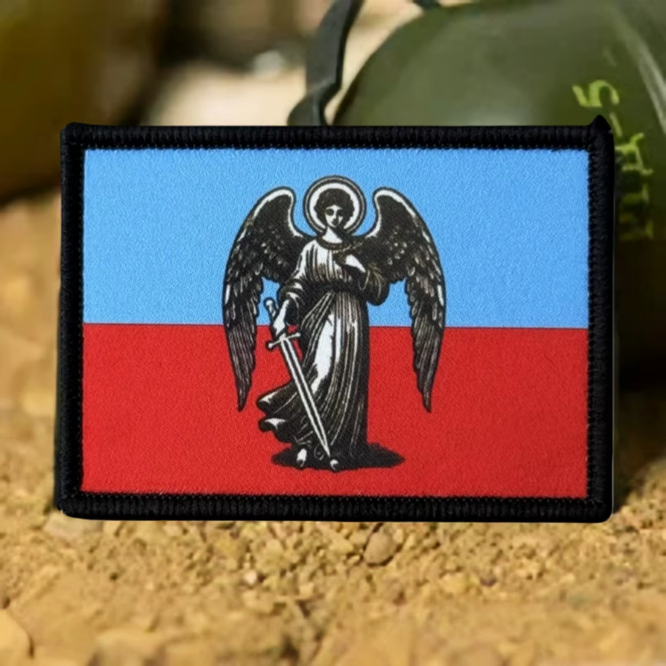 Parche listo para aplicar en mochila o ropa