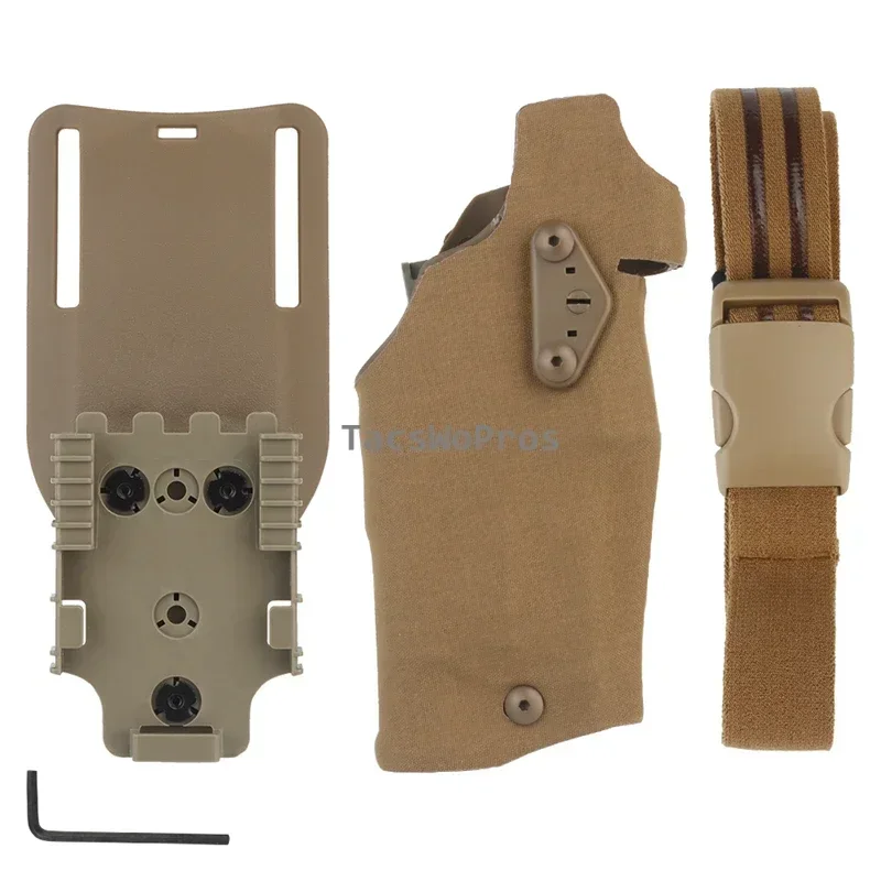 Funda táctica liberación rápida Glock 17 G19 compatible X300 - imagen 2