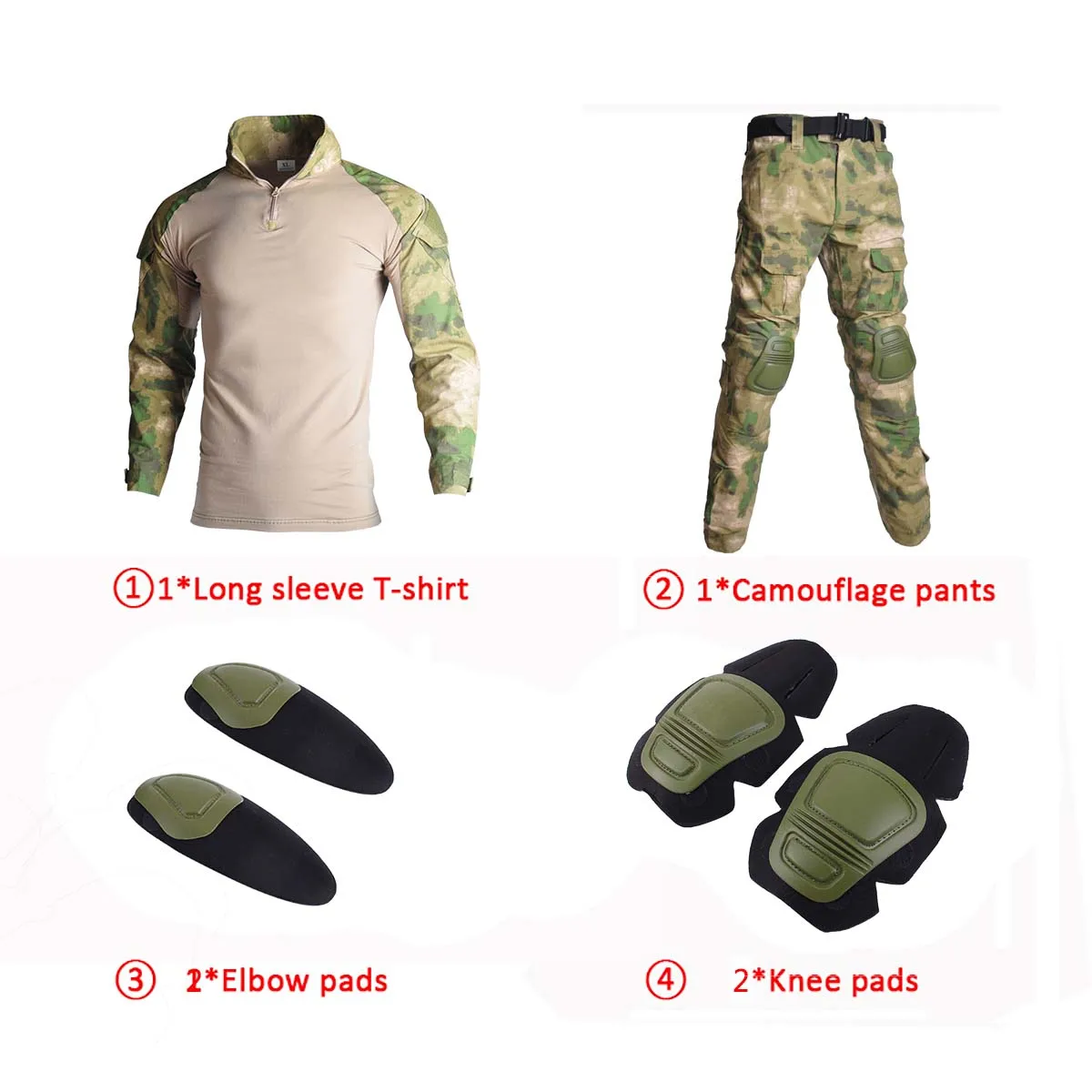 Vista trasera del uniforme táctico