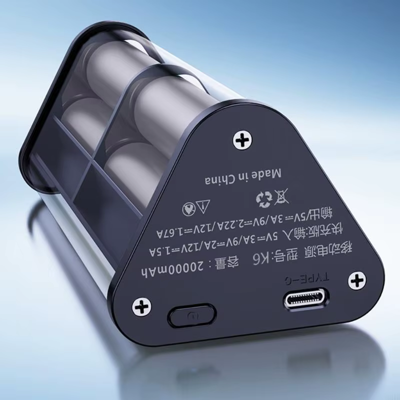 Powerbank táctico 21700 con pantalla LCD y USB carga rápida - imagen 5