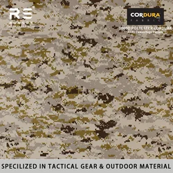 US AOR1 tela Cordura táctica impermeable PU para exteriores
