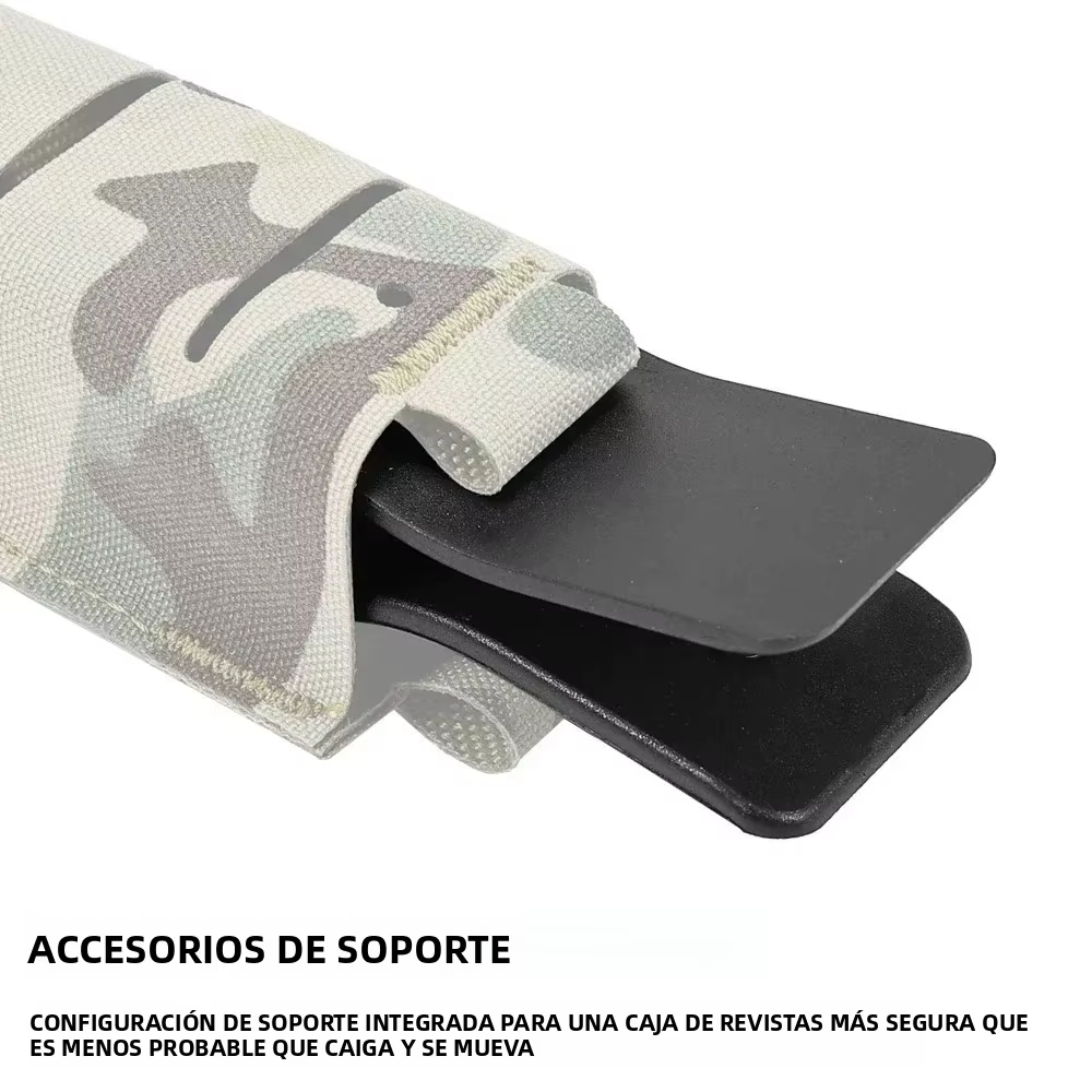 SINAIRSOFT Bolsa táctica MOLLE LSR airsoft con linterna y cargadores - imagen 4
