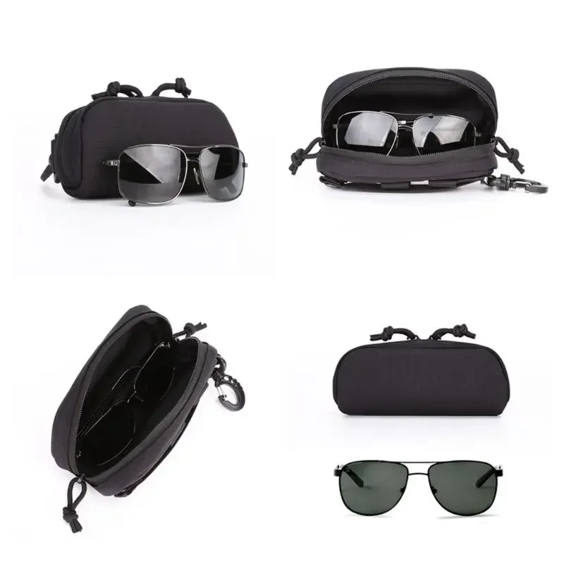 Funda táctica MOLLE de nylon para gafas EDC y outdoor