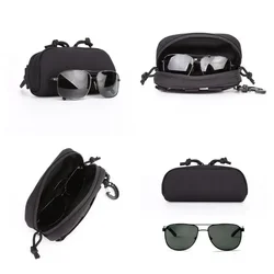 Funda táctica MOLLE de nylon para gafas EDC y outdoor