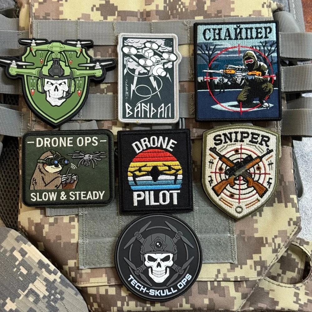 Parche táctico militar con velcro para mochila y ropa FPV - imagen 5