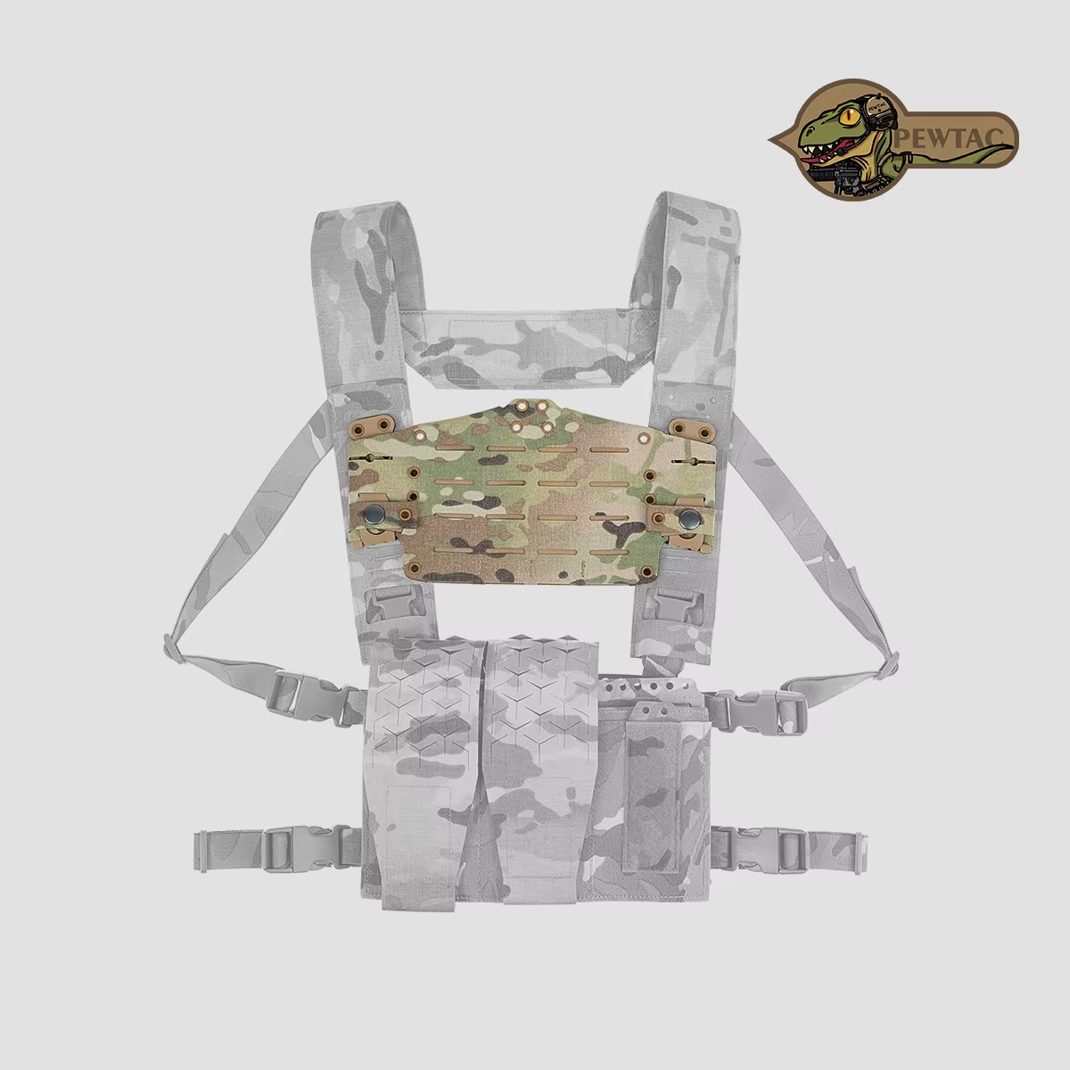 PEW TACTICAL panel de terminales EUD con correa en H y base expansión