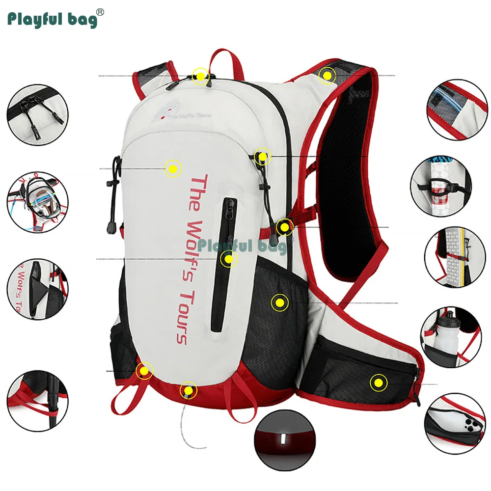 AVA366 Mochila de hidratación para senderismo y ciclismo - imagen 5