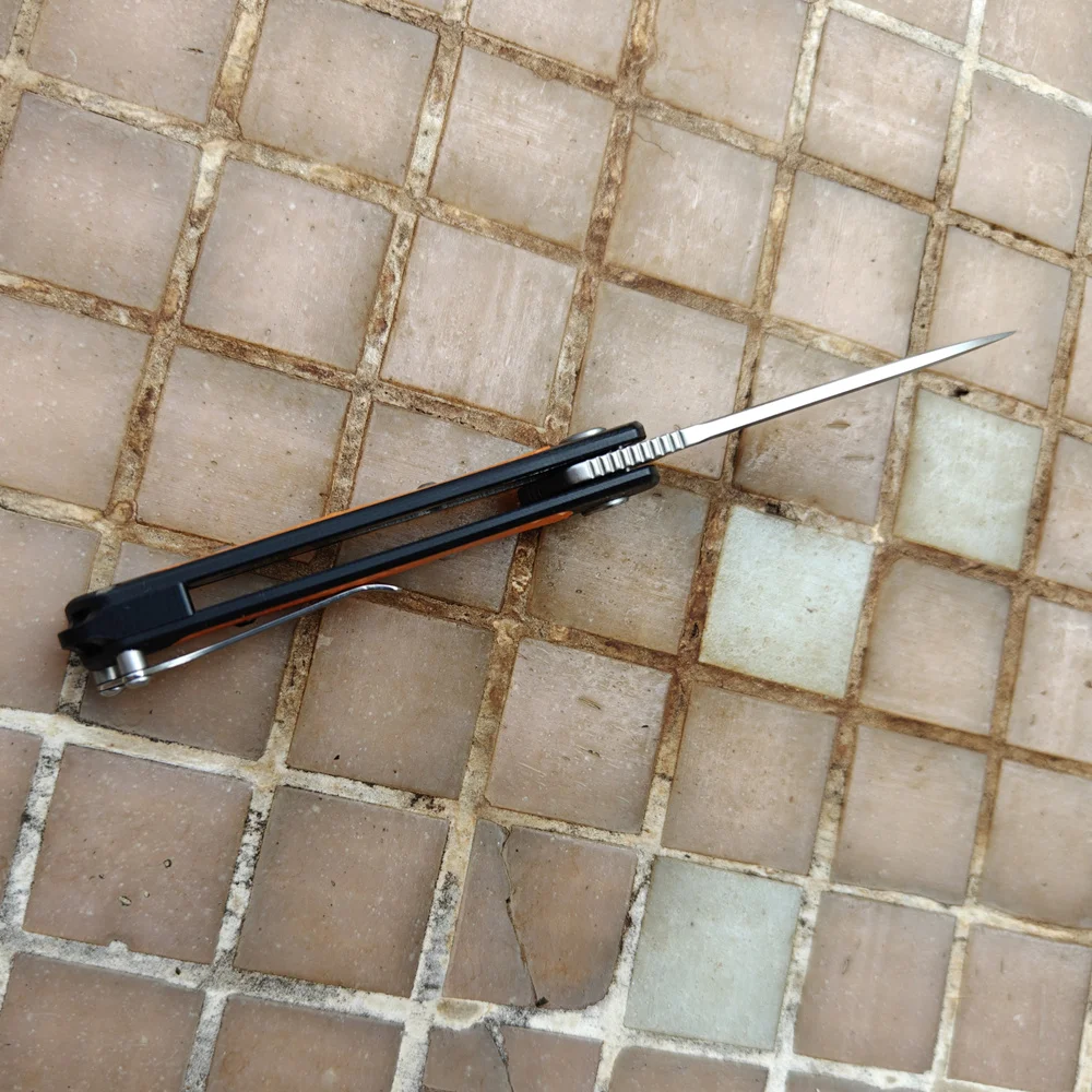 Cuchillo plegable EDC JUFULE Mini G10 con hoja 14C28N - imagen 5