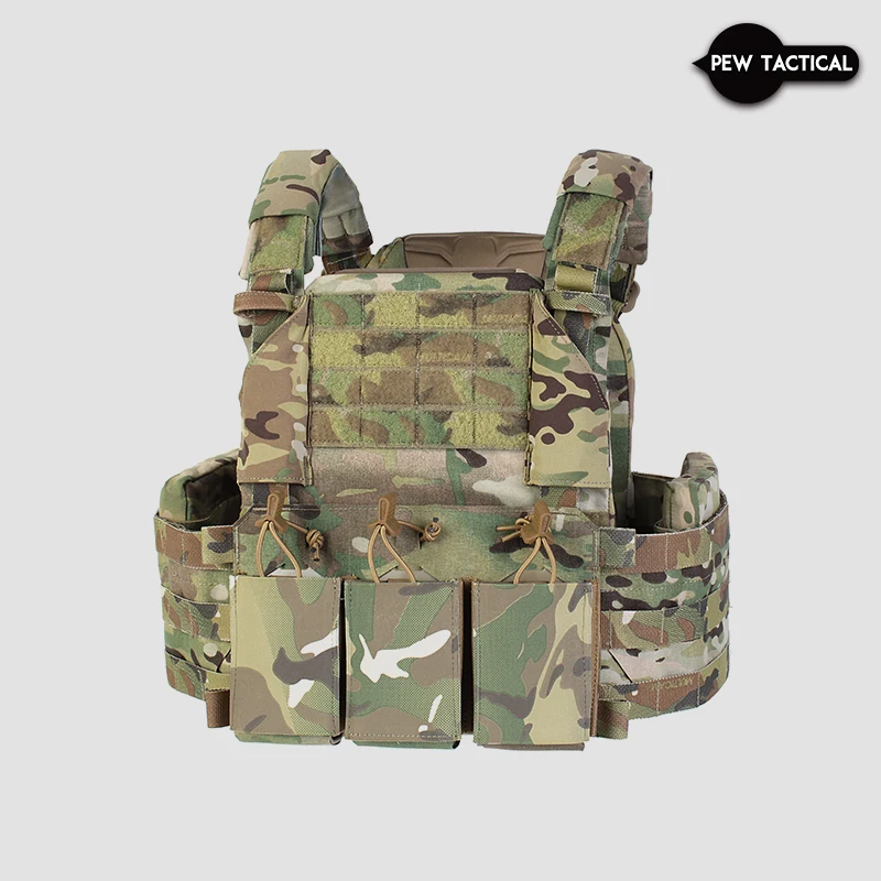 PEW Tactical Thorax – Placa portacargadores triple MOLLE para rifle - imagen 3