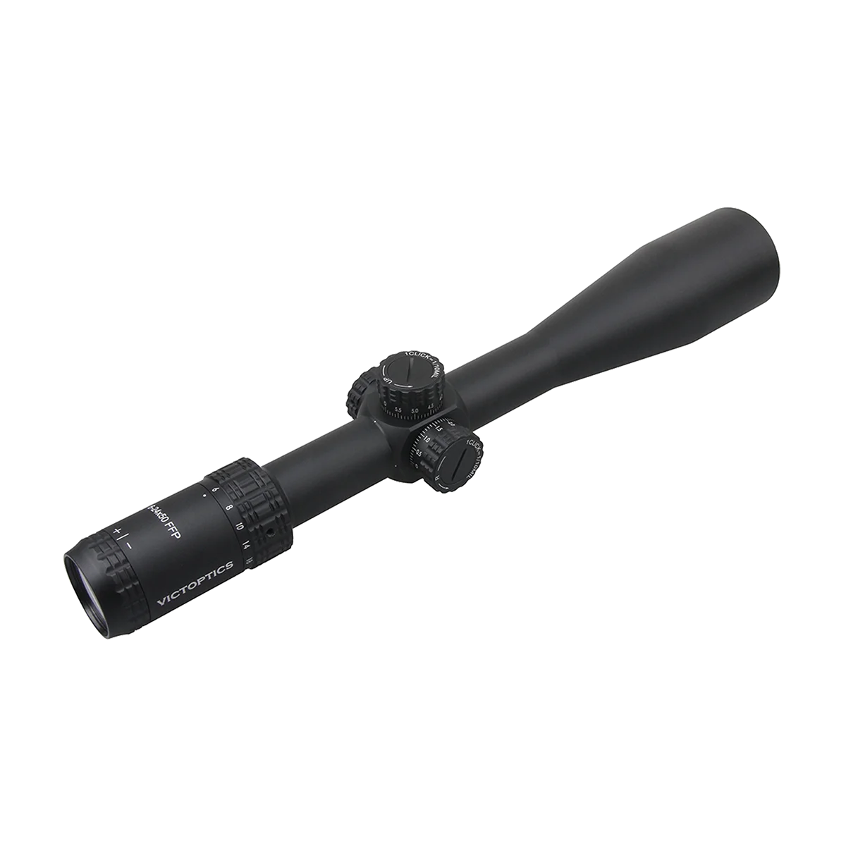 Victoptics S4 6-24x50 FFP: mira telescópica con torreta bloqueable