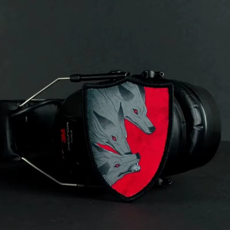 Hellhound parche táctico de moral impreso con sistema gancho y bucle - imagen 4