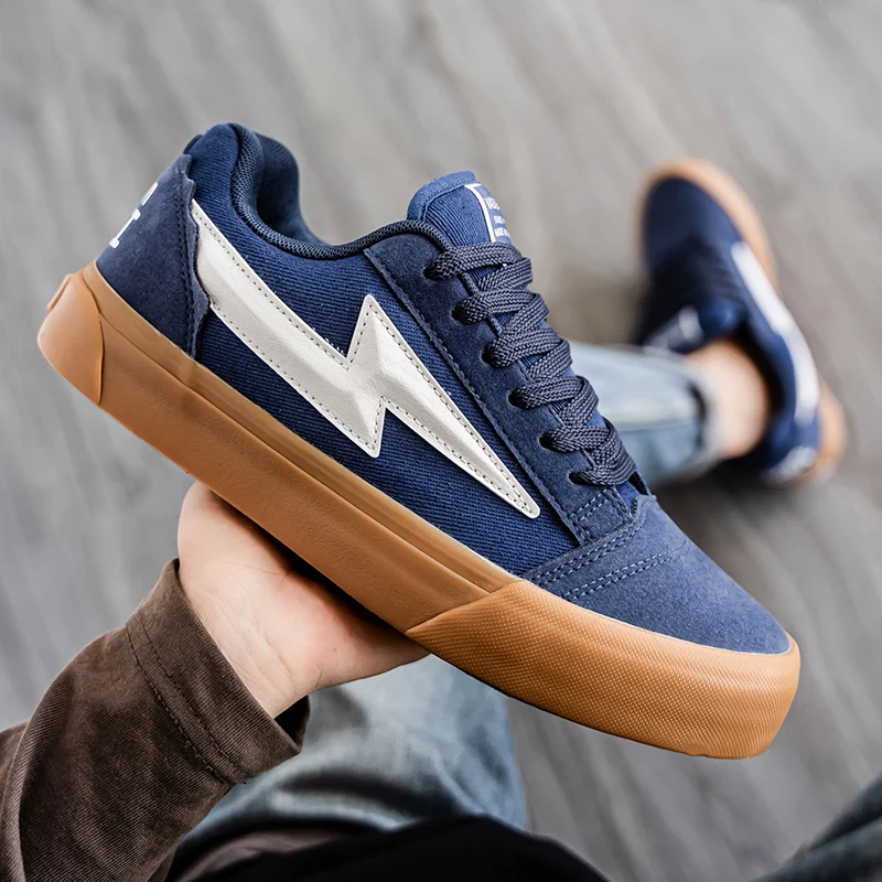 Zapatillas de lona y malla hombre – Ligeras con suela antideslizante - imagen 5