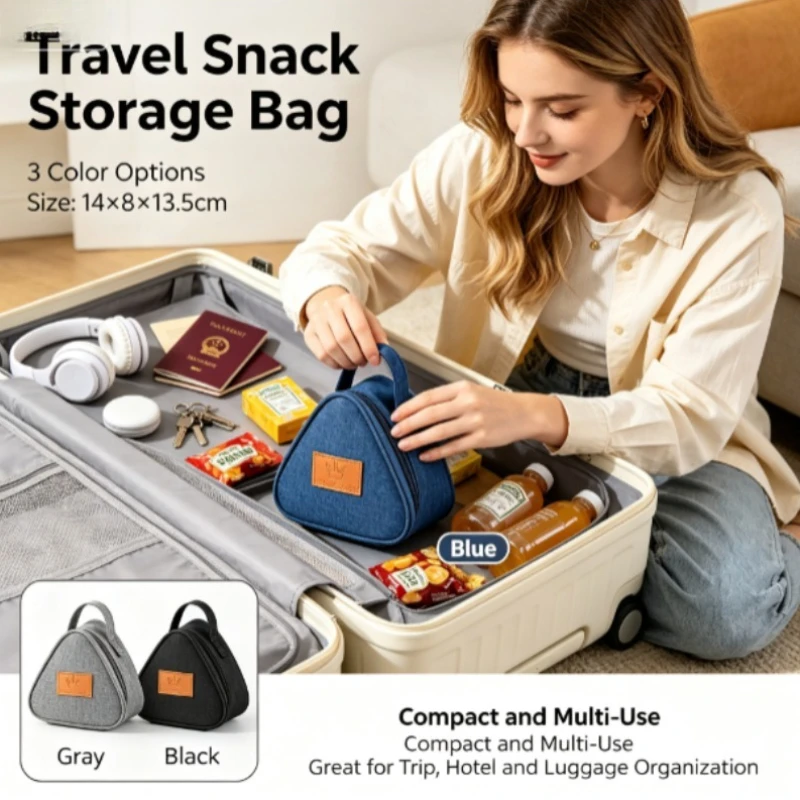 Bolsa térmica bento triangular portátil para sándwiches y huevos - imagen 3