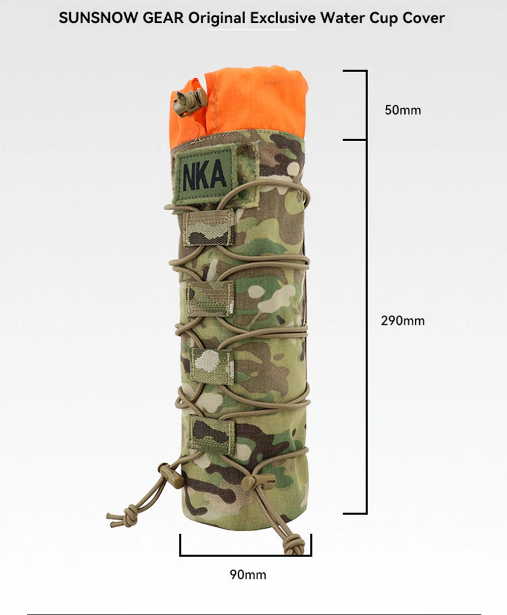 Funda compacta con diseño MOLLE y opciones de color