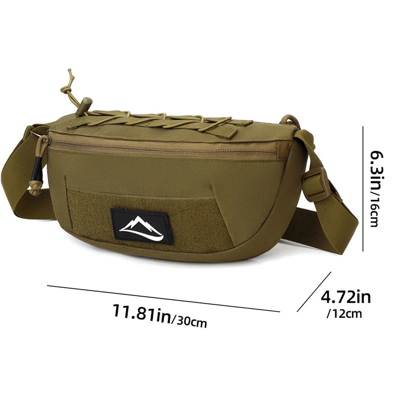 Bolso táctico Molle en uso