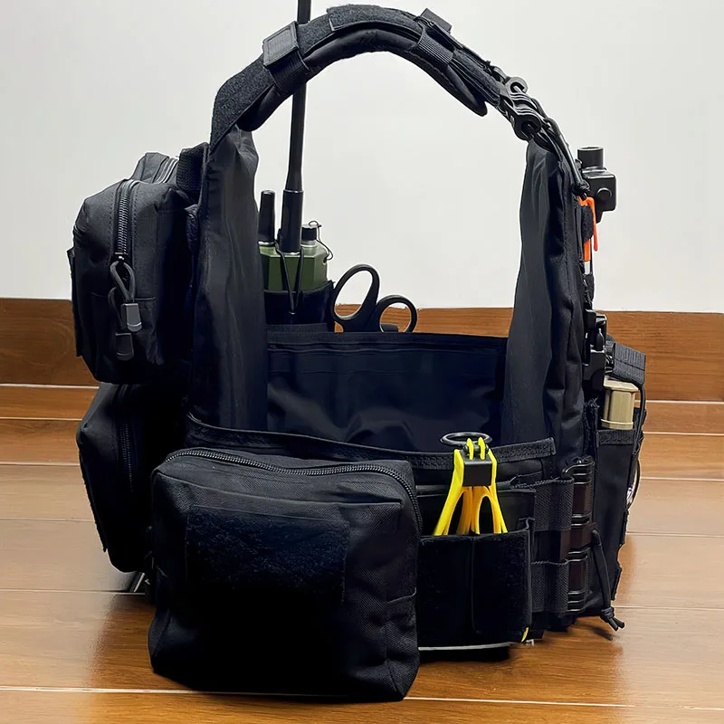 Chaleco táctico antibalas de liberación rápida multifunción exterior - imagen 4