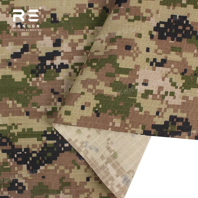 Tela táctica Ripstop CADPAT camuflaje nailon-algodón para uniforme - imagen 3