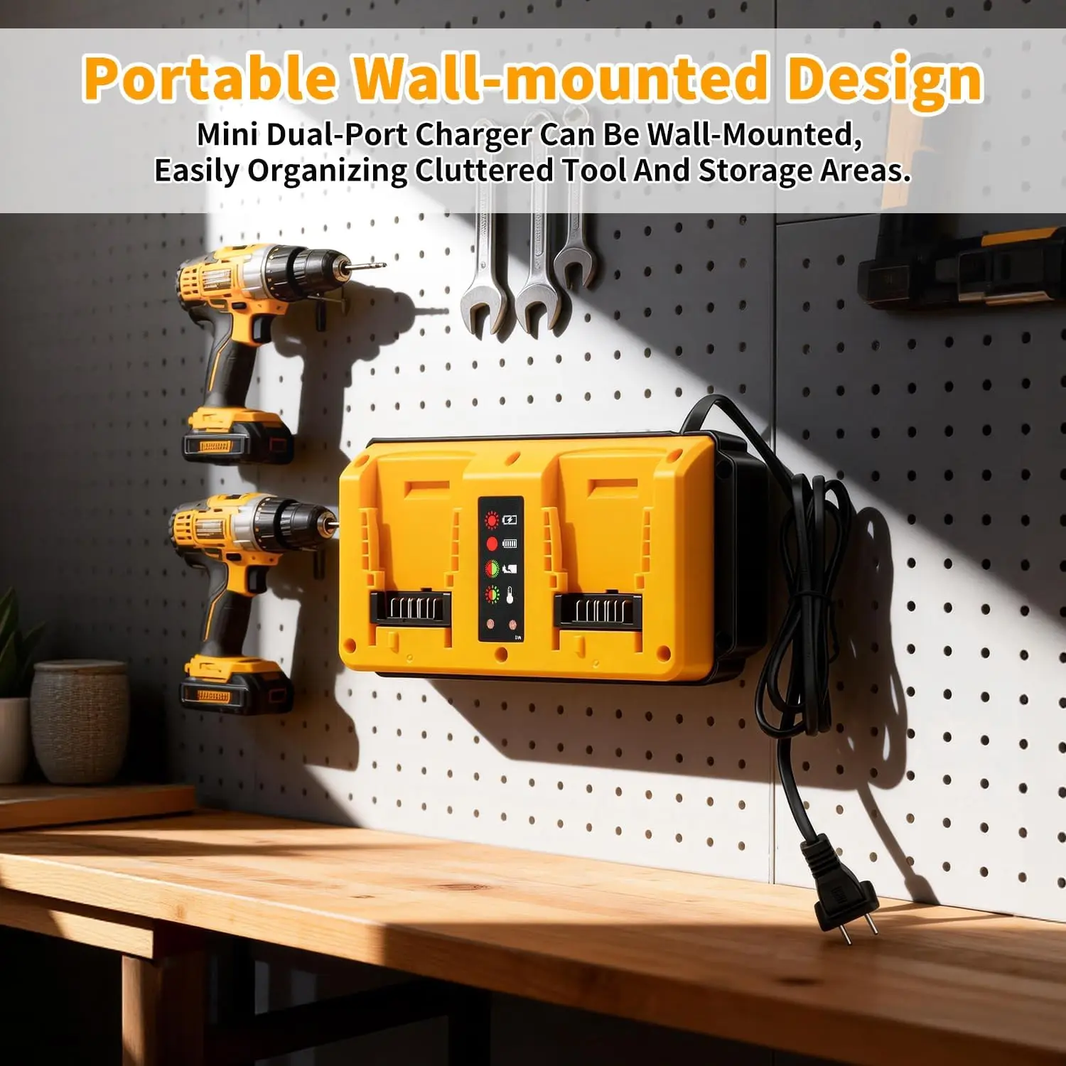 Dewalt cargador de baterías doble estación recambio - imagen 4