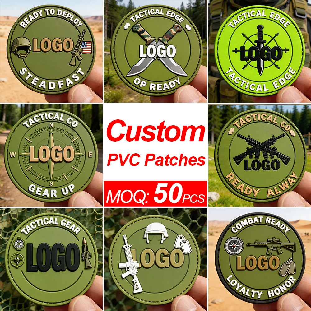 Parche de PVC blando personalizado con logotipo en relieve - imagen 2