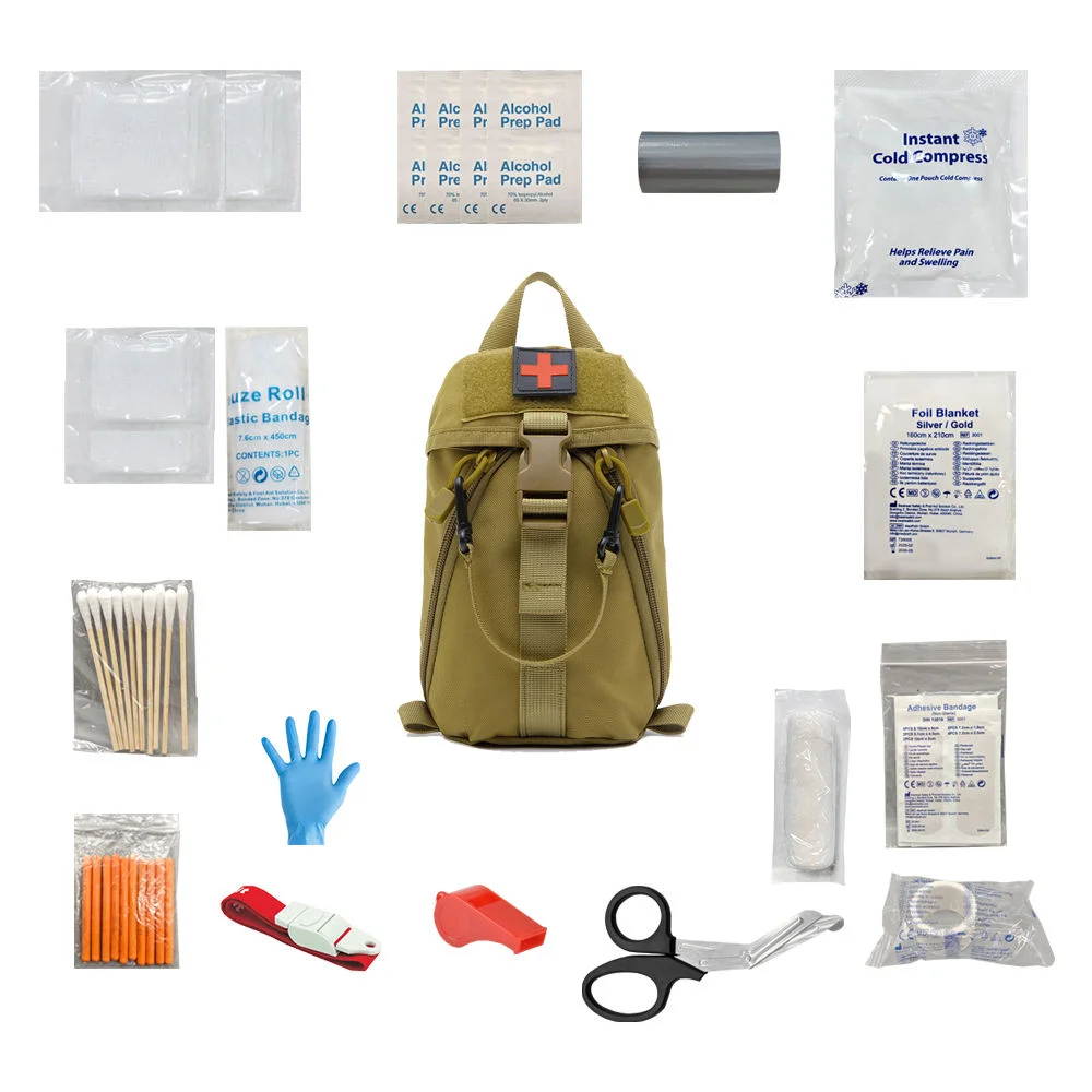 Bolsa táctica MOLLE IFAK EDC para botiquín de primeros auxilios - imagen 3