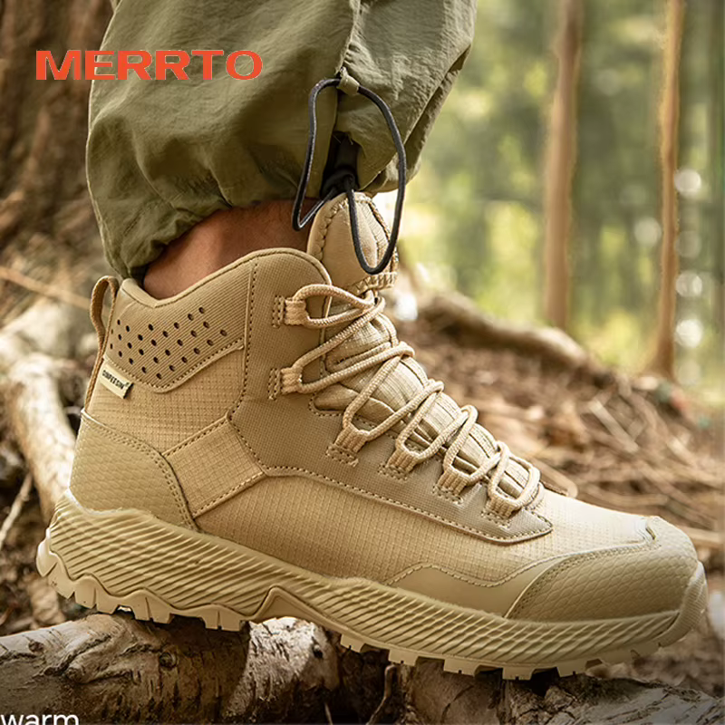 MERRTO Botas tácticas impermeables de senderismo hombre desert - imagen 2