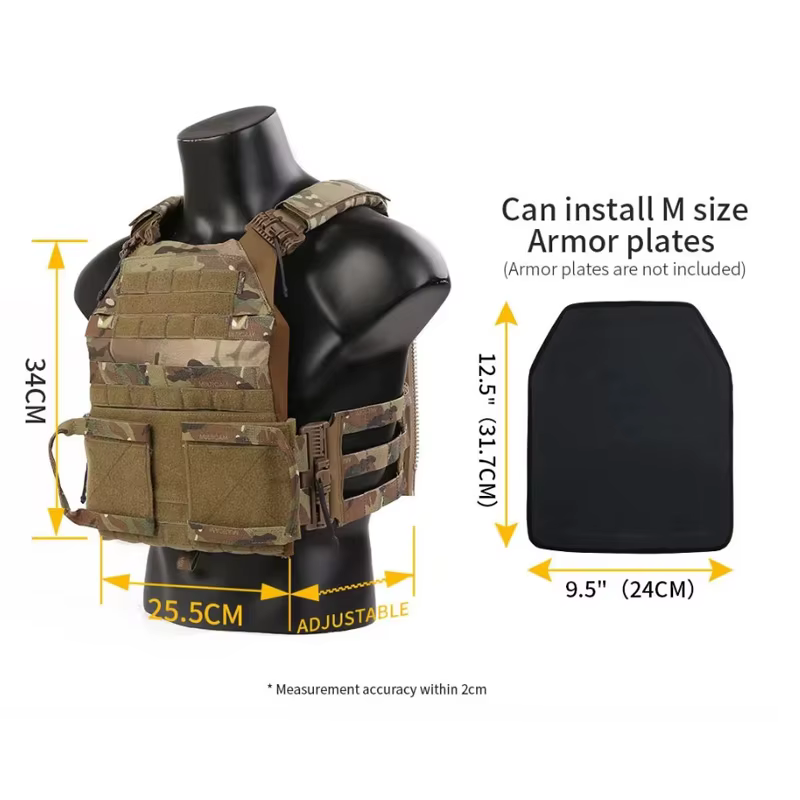 Emersongear Soporte Placa Liberación Rápida Chaleco Táctico