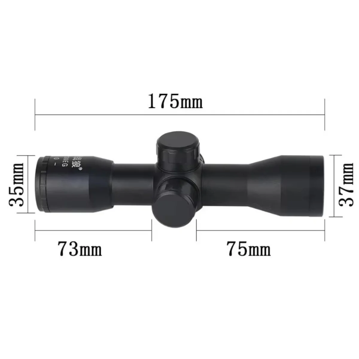 Mira Táctica 4X30 Retícula Iluminada Rojo/Verde, Resistente Agua, Caza - imagen 5