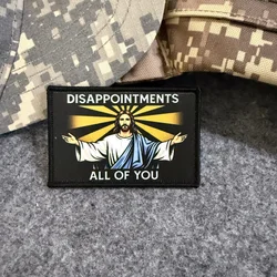 Parche táctico Jesús con gancho y bucle para mochila militar
