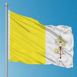 Bandera del Vaticano - Decoracion impresa en poliester