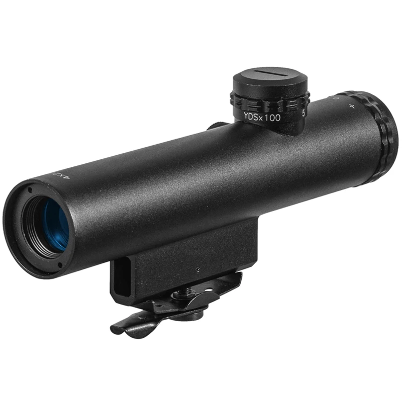 Visor táctico Fire Wolf HD 4x20 con retícula Mil-DOT para caza - imagen 4